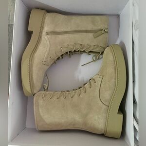 Vince Tan Combat & Moto Boots